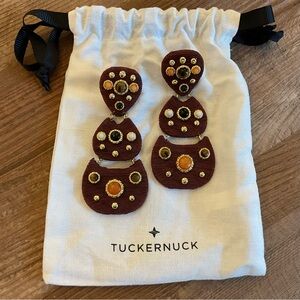 Tuckernuck Chocolate‎ Gemstone Knox Earrings – NEW